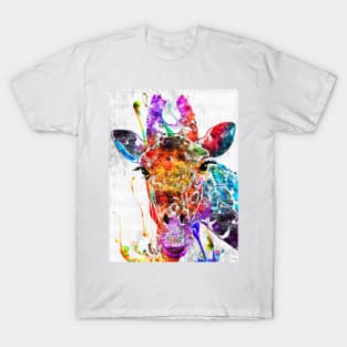 Giraffe Grunge T-Shirt